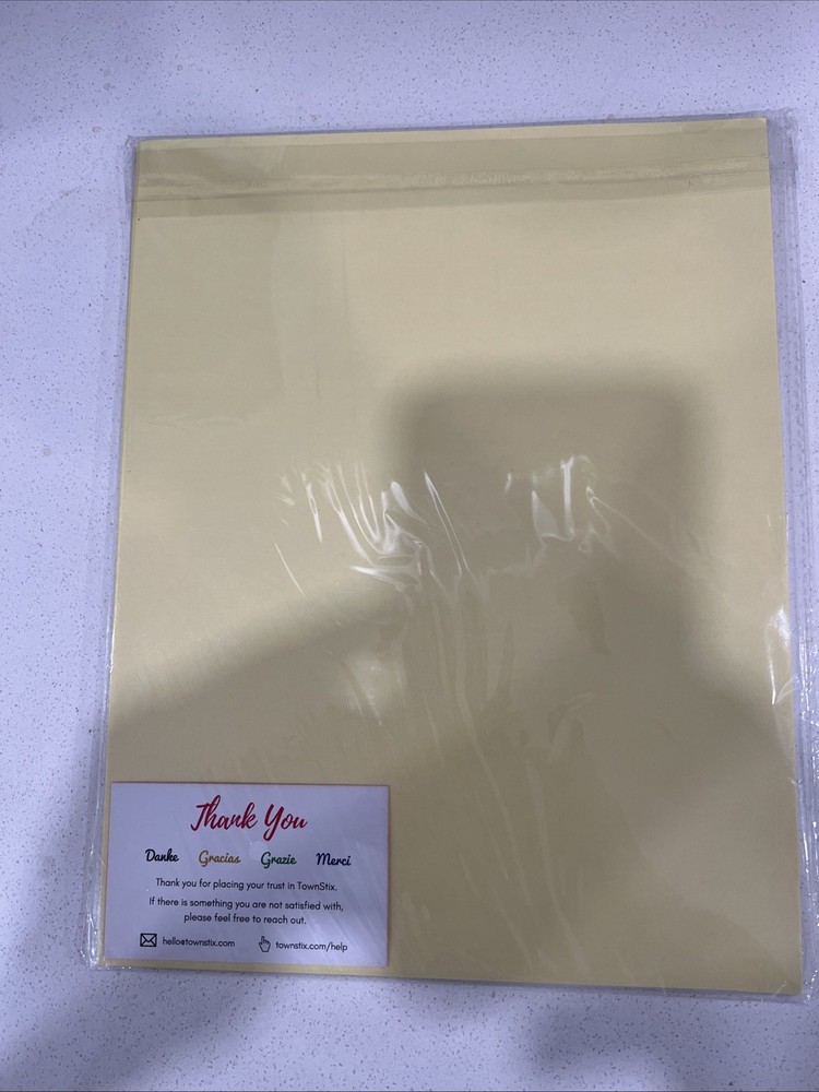 30 Sheets, Printable White Sticker 8.5" x 11" | 30 sheets,