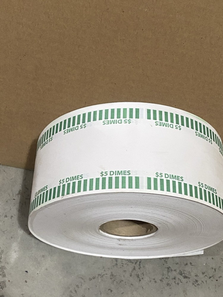 Controltek MMF Dime Automatic Coin Wrapper Roll For Coin Wrapping Machine Dimes