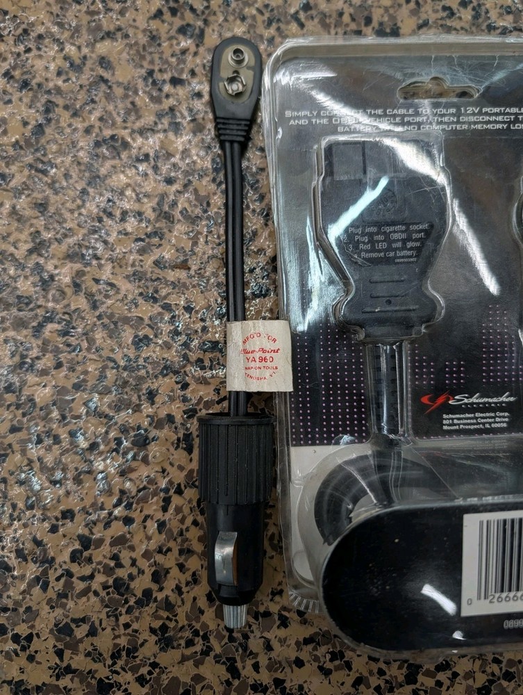 Schumacher Electric MEMORY SAVER ADAPTER CABLE
