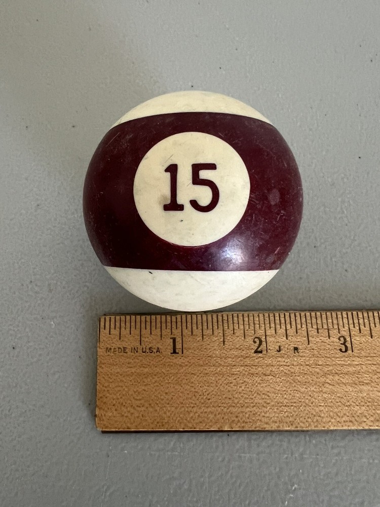 Vintage Billiard Pool Balls 2 1/4" Set