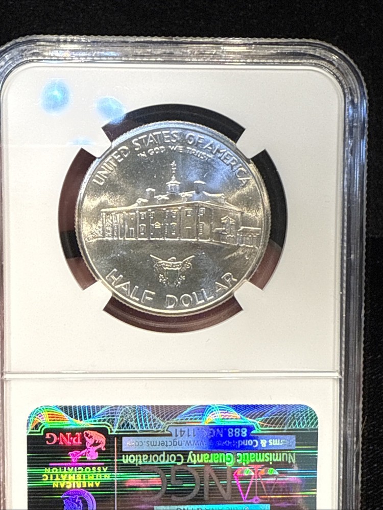 1982-D 50c Washington Commemorative Silver Half Dollar - Jones - NGC GEM UNC