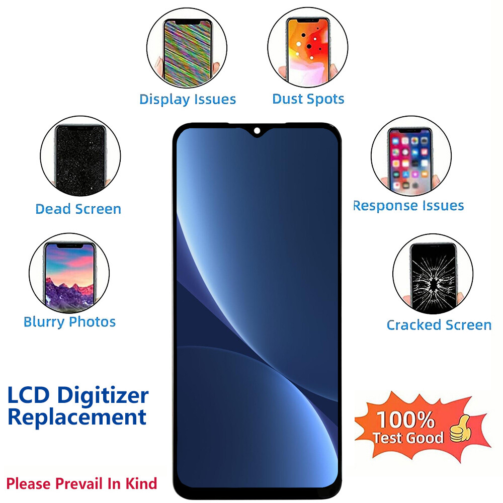 For Samsung Galaxy A14 5G SM-A146B LCD Display Touch Screen Replacement ± Frame