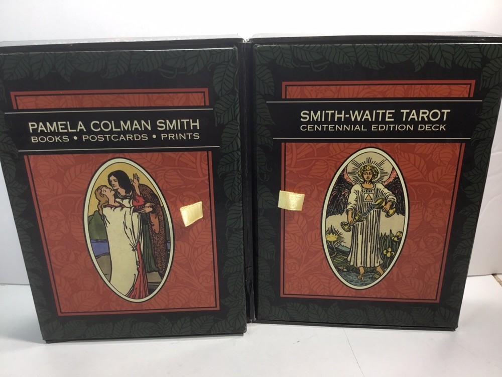 Smith Waite Tarot Deck Pamela Colman Smith Commemorative Set Complete Book Case