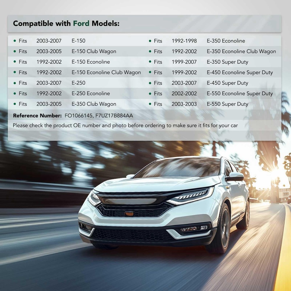 Front Left Driver Side Bumper Mounting Bracket for E-150 E-250 E-350