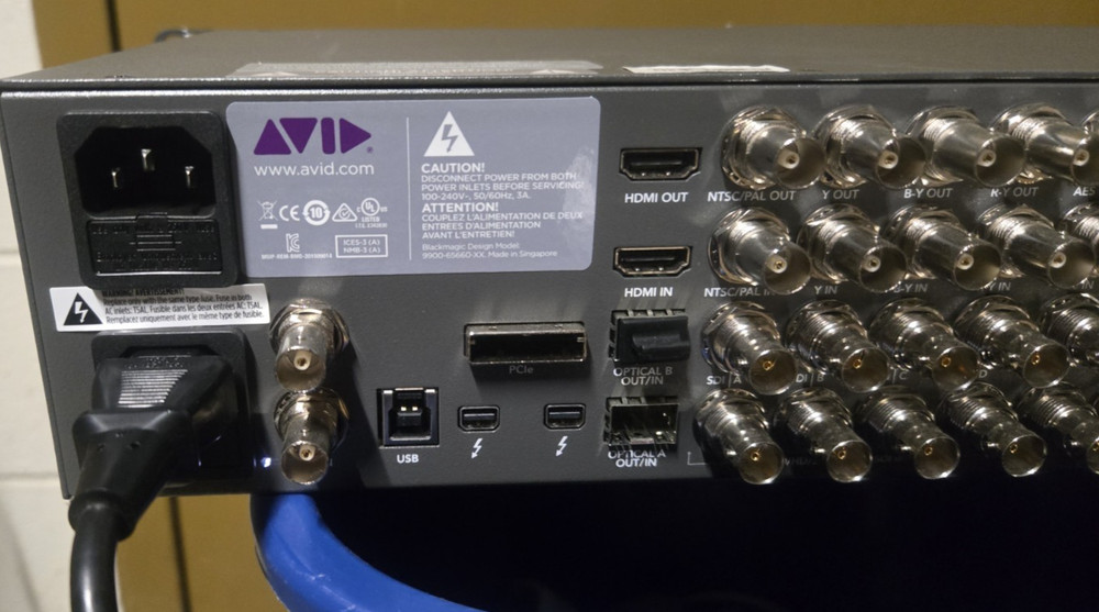 Blackmagic Design Avid Artist DNxIO Professional Video I/O Interface