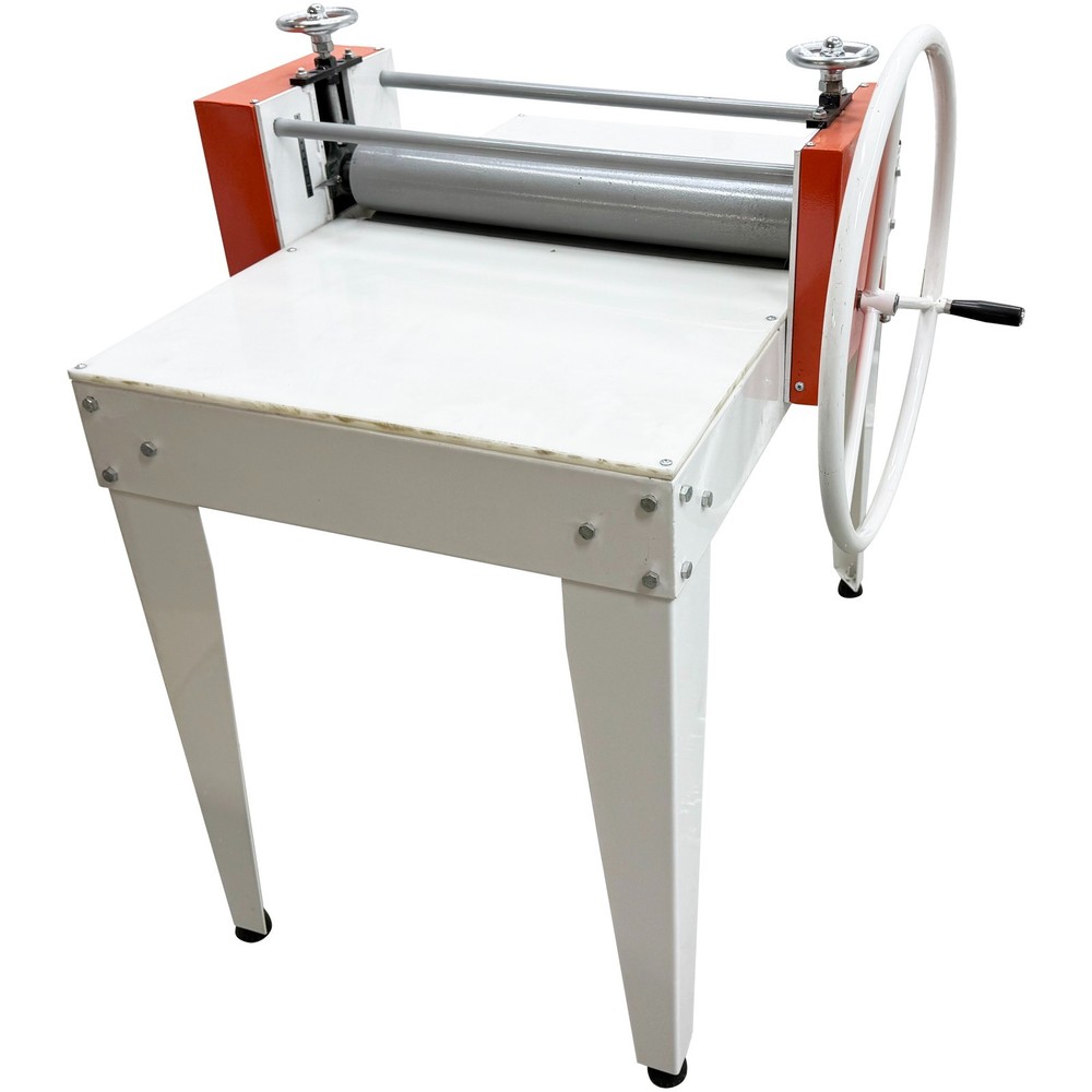 Double Axis Clay Plate Machine Hand Press Slab Roller Mud Plate Machine w/Scale