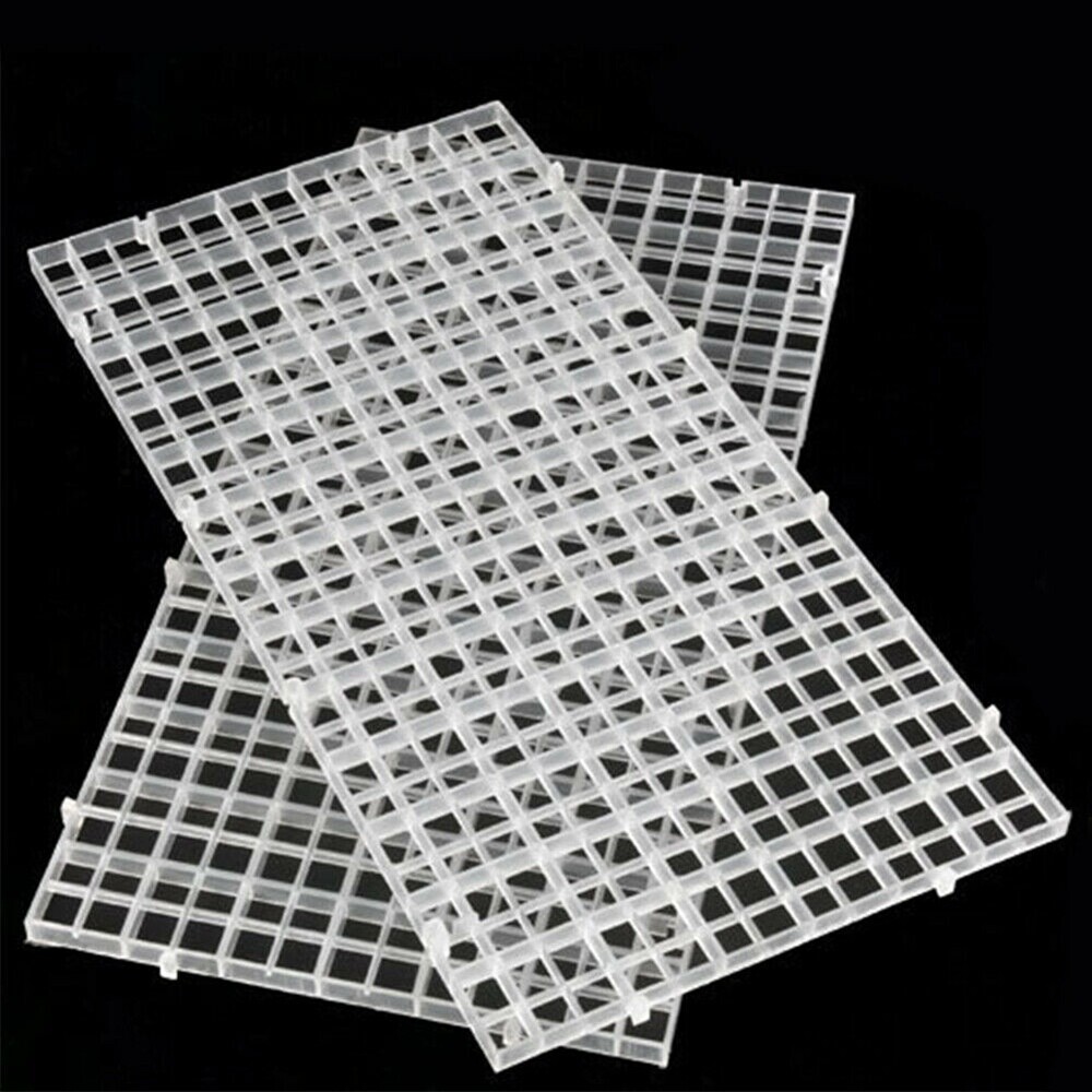 Mesh divider plate plastic divider filter isolation net fish tank bottom
