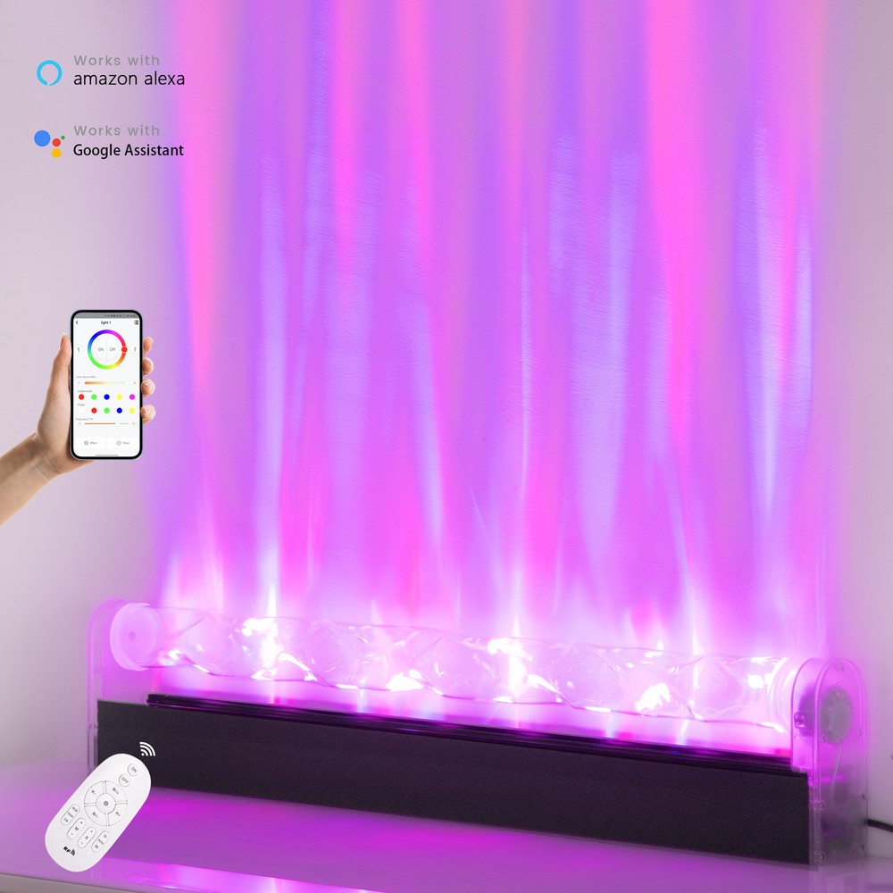 RGBW LED Ocean Wave Light Projector,Multi Dynamic Effect Wash Wall Light Ambient