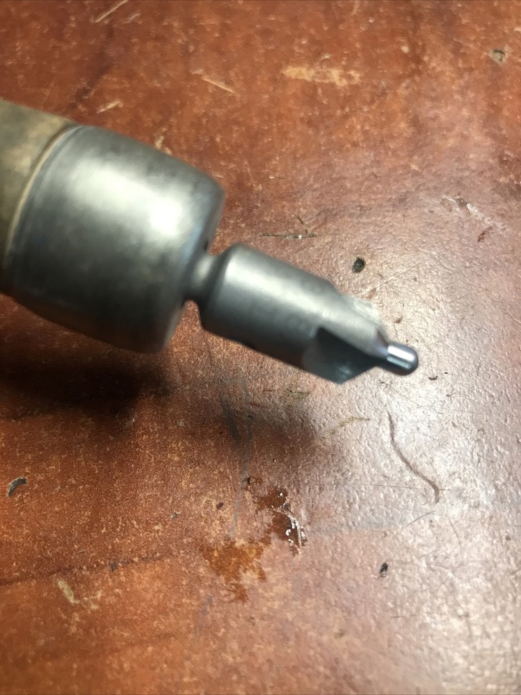 3x Used Threaded Countersink Pilot - Sheet Metal Tool - 3/8-1/2” With Handle