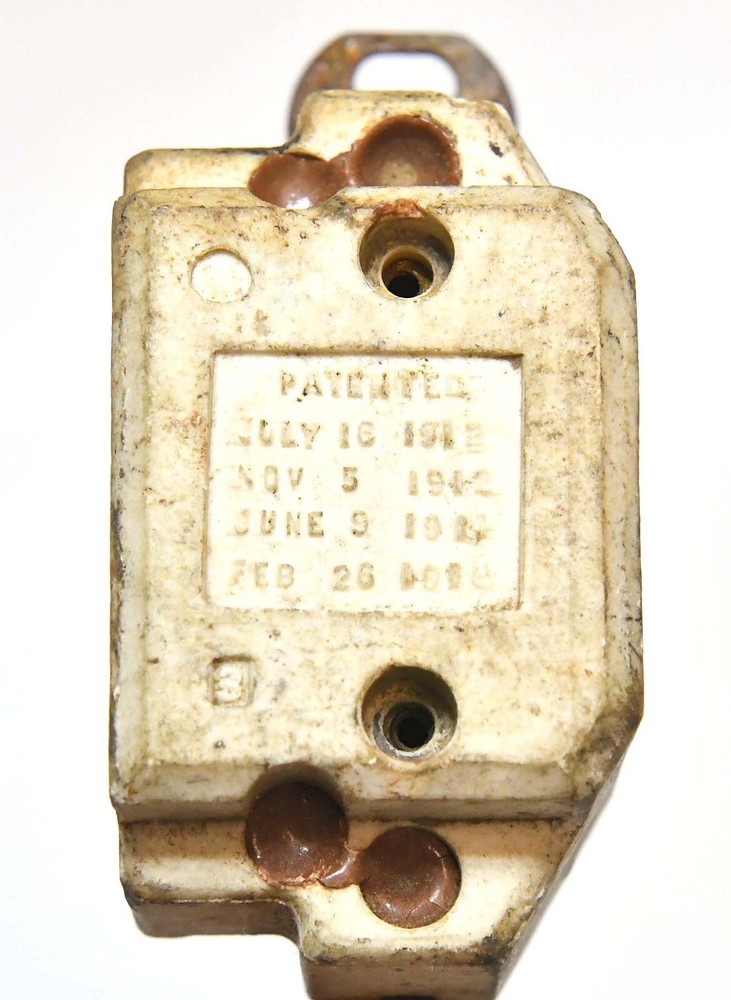 VINTAGE SINGLE POLE PUSH BUTTON SWITCH #1