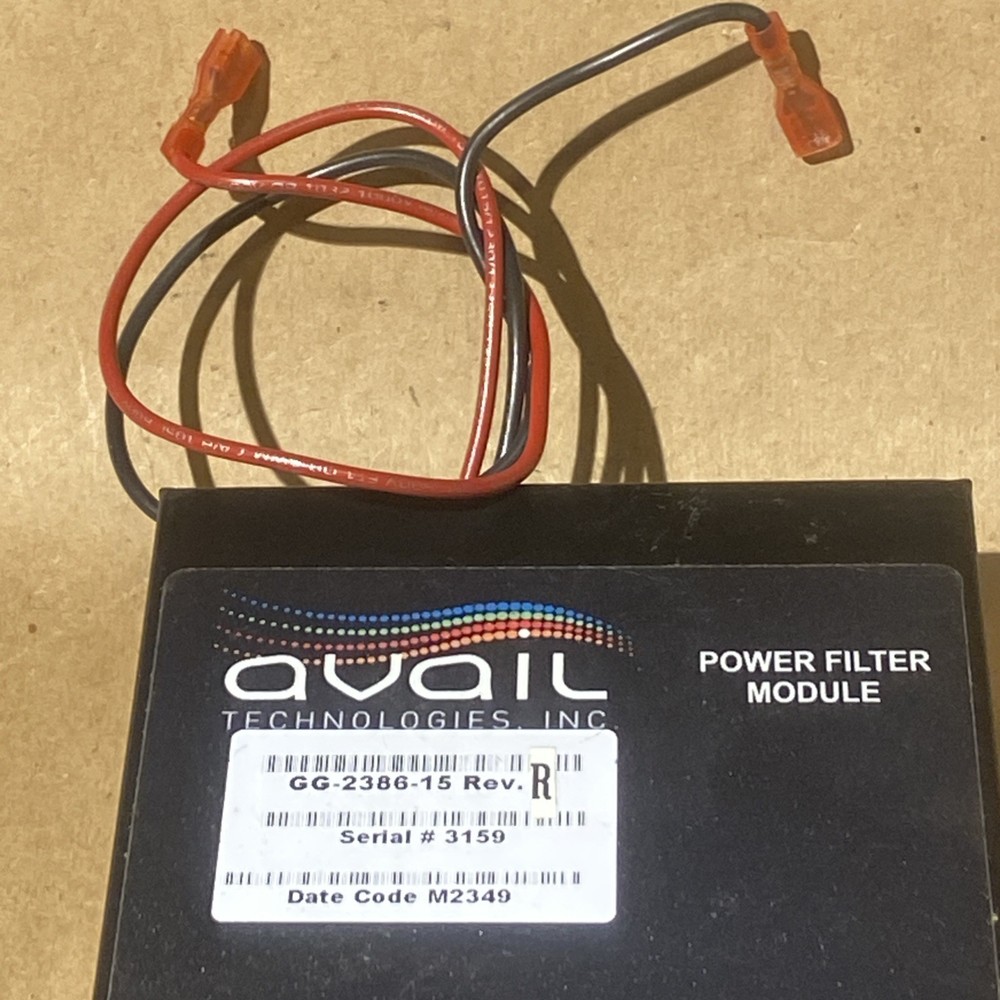 Avail Technologies Power Filter Module Fleet Communication GG-2386-15 D