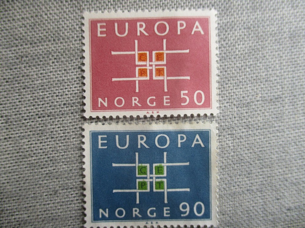 Norway, Scott#441-442, MH