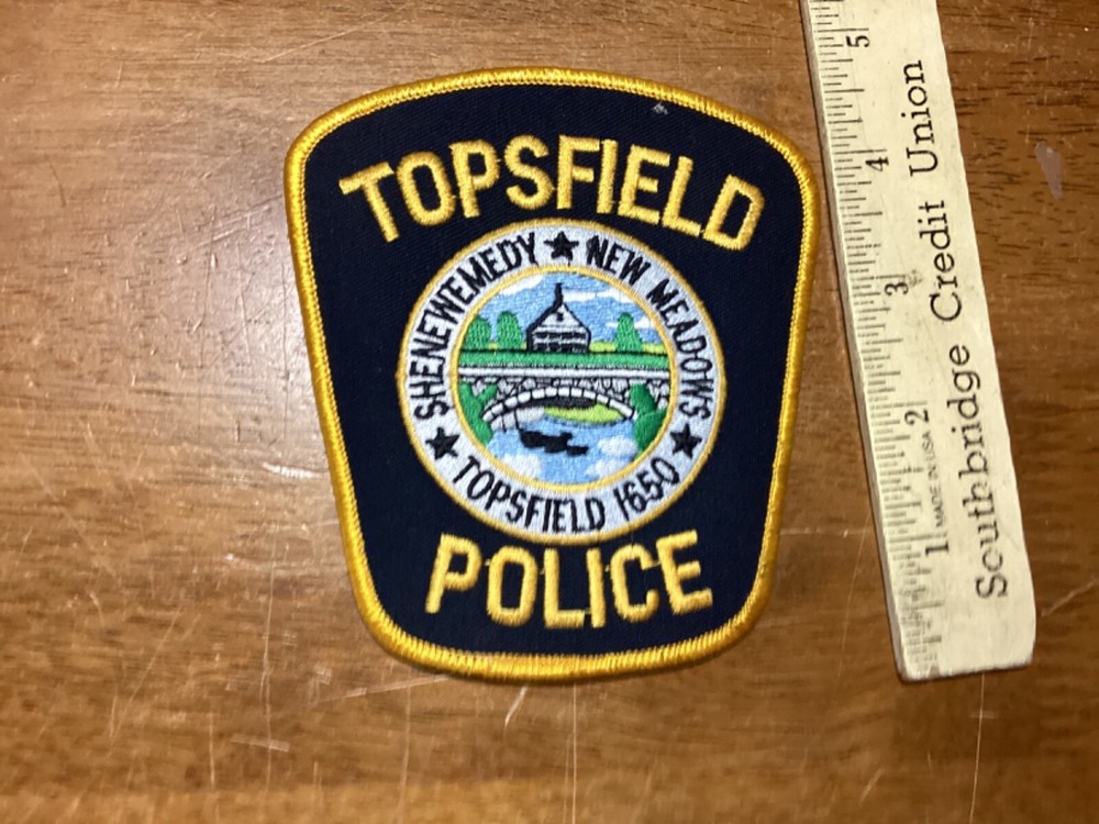 Topsfield     Massachusetts vest patch obsolete bx aa# 5