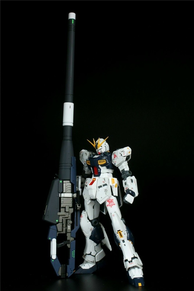 for RG 1/144 RX-93 Nu v Model EW Hyper Mega Bazooka Launcher+Base+Replace Face*2