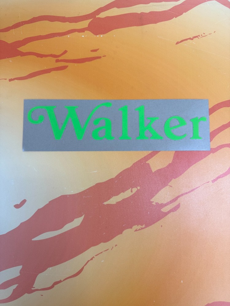 Walker Mower Zero Turn Decal Sticker