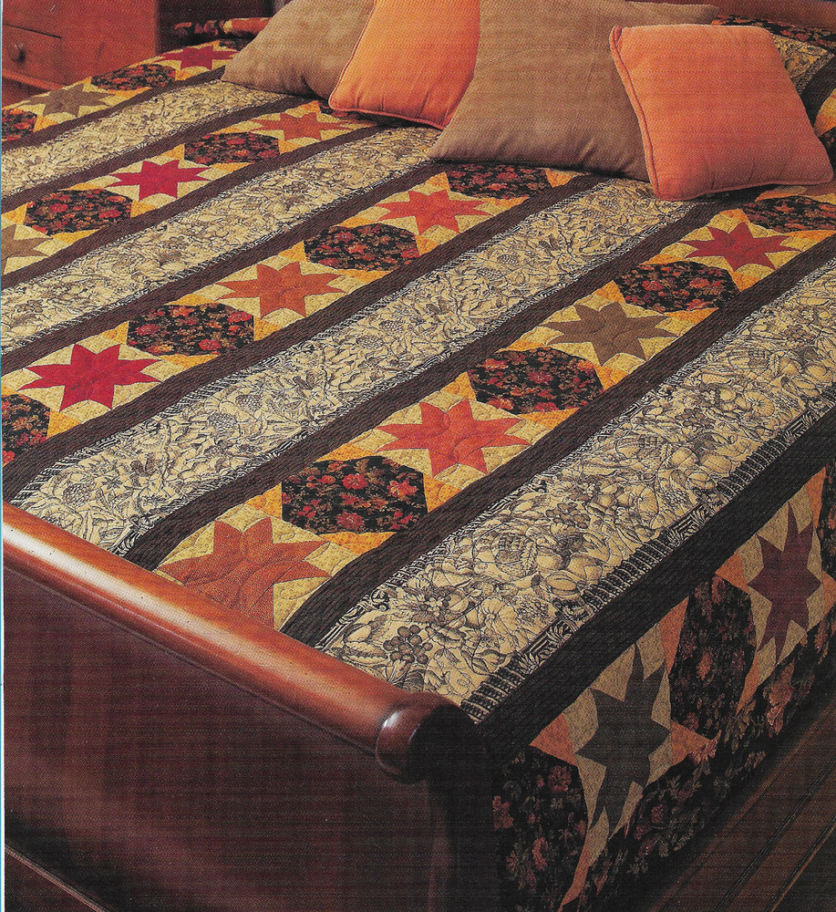 Winterthur Quilt quilting pattern instructions (2 sizes)