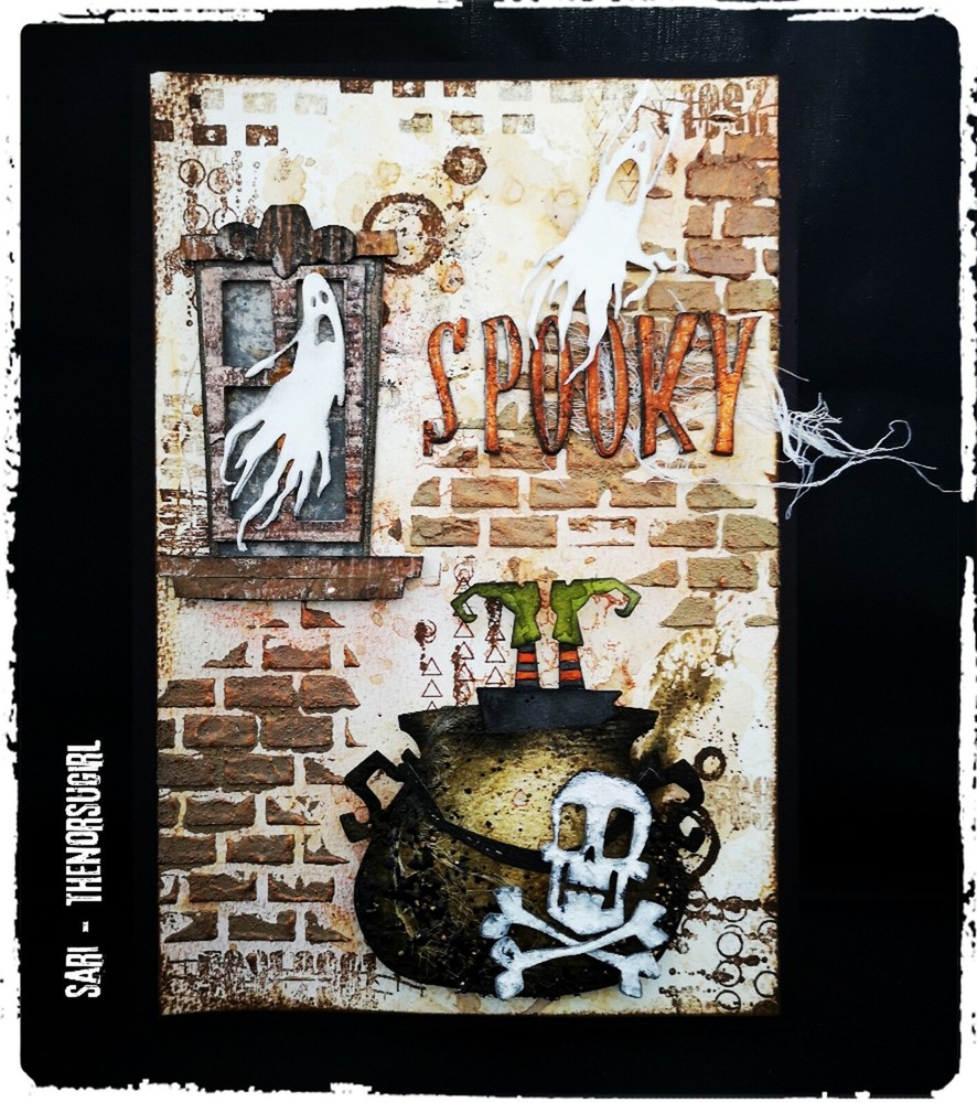 Sizzix Thinlits Frightful Things #664209 17pk set Retail $24.99 Tim Holtz