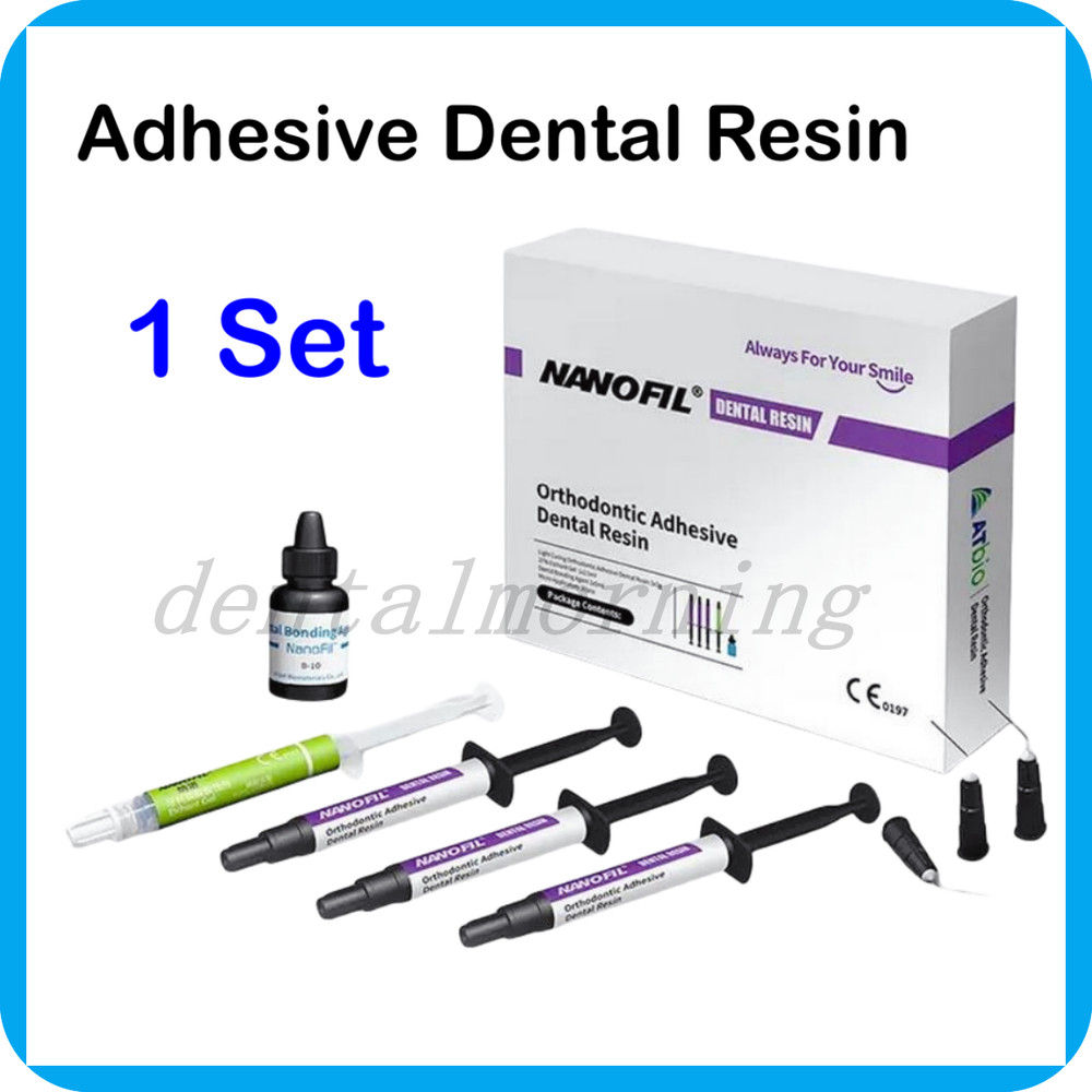 Dental Orthodontic Brackets Bonding Adhesive Braces Light Curing Kit