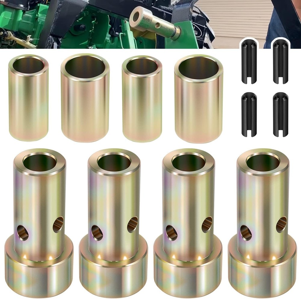 2Set TK95029 Cat 1 Quick Hitch Adapter Bushing Kit For Category 1 3-Point Hitch