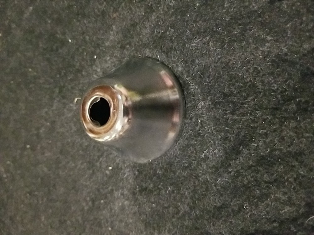 1/2" Deep Bell Escutcheon Chrome finish 1/2" OD - NOS -- 4 PACK