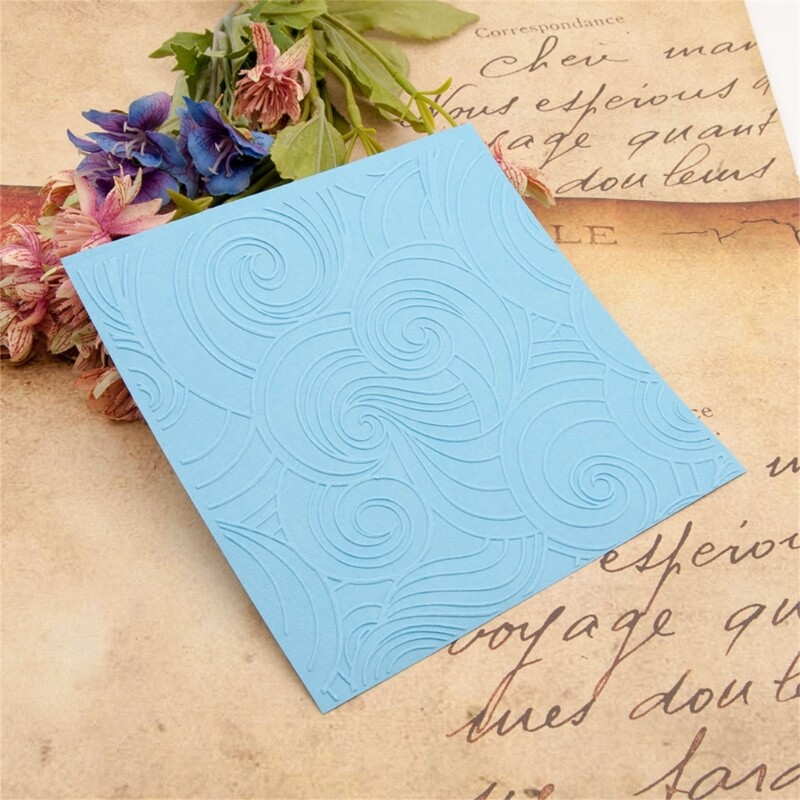 Embossing Folder Template for Scrapbooking Card Stencil Craft