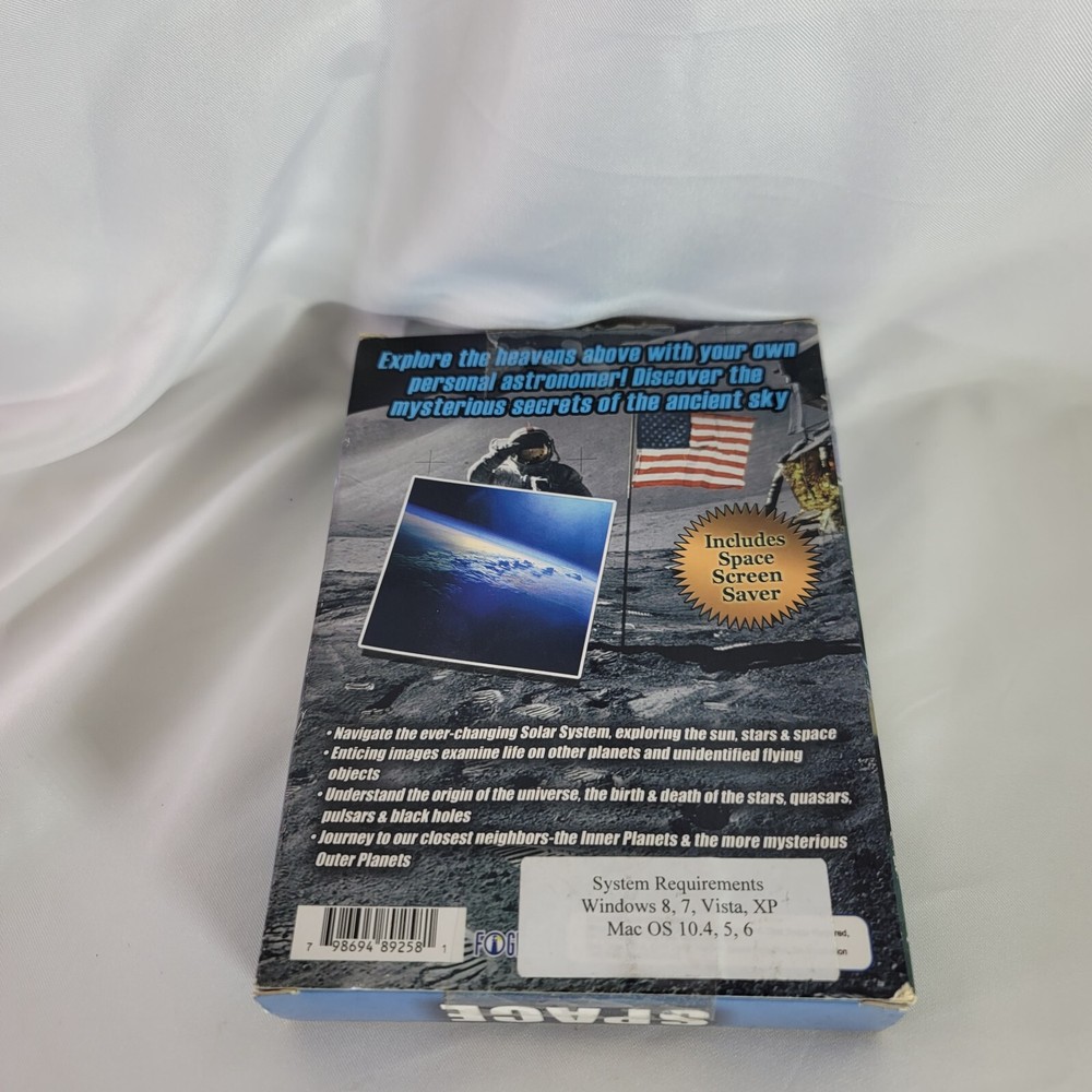 Fogware Space for PC, Mac DVD Rom Windows 2000