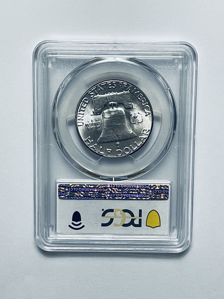 1958 Franklin Silver Half Dollar PCGS MS65