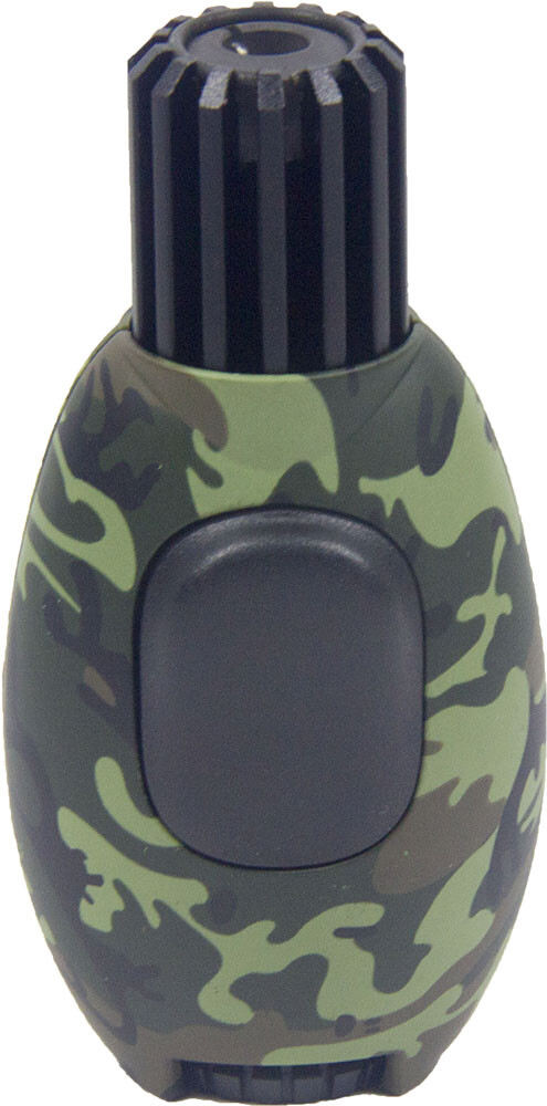 Single Jet Torch Lighter Adjustable Windproof Butane Refillable Camo Color