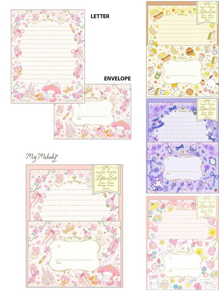 Sanrio x Miki Takei Letter Set