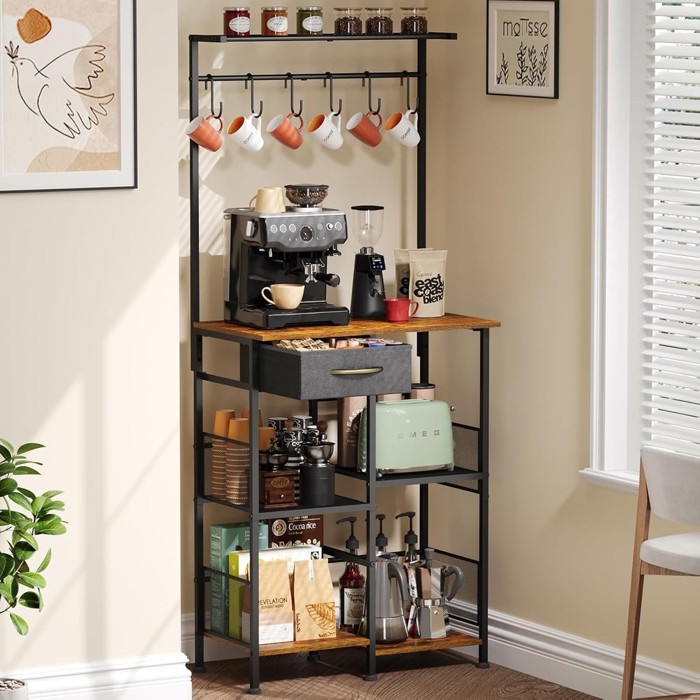 X-cosra Coffee Bar Stand Stat with Stora Der, Extended Work