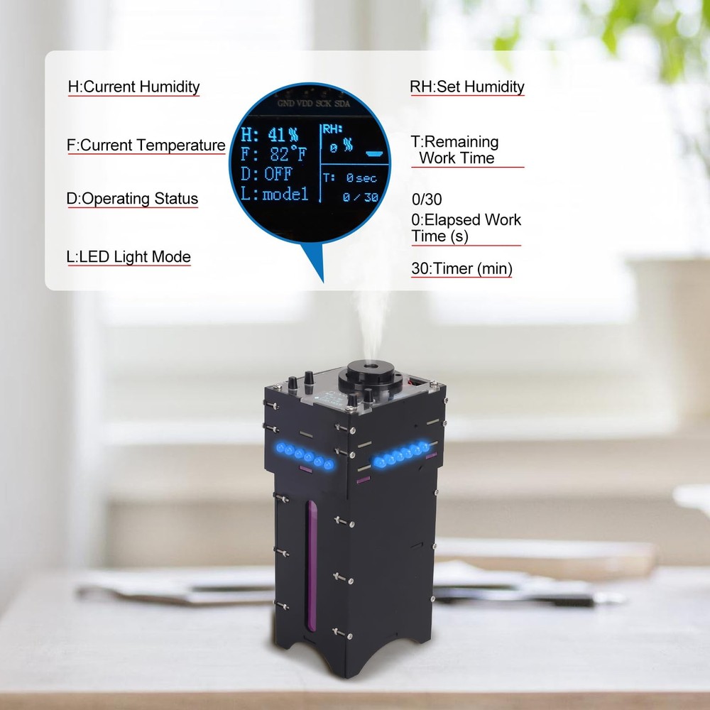 MIOYOOW DIY Humidifier Soldering Practice Kit, Electronics Project with Time ...