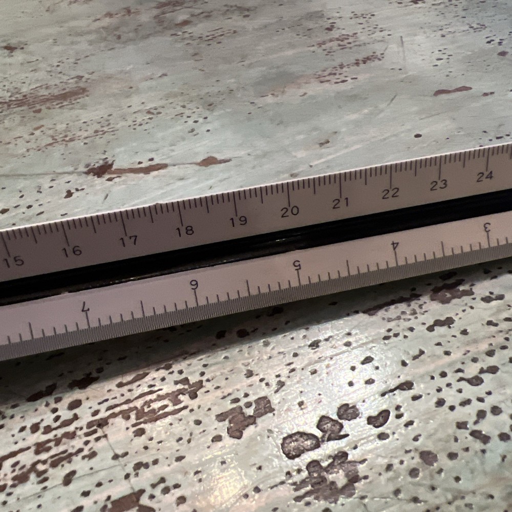Alvin 247P 12" Triangular Drafting Engineer Scale Ruler Tri-Color EUC