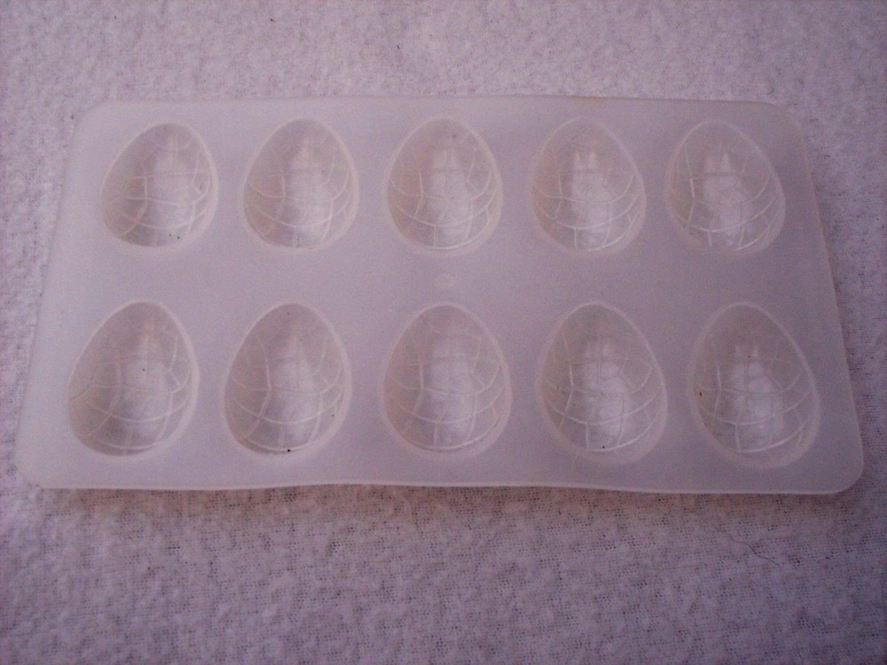 Ice Cube Tray Mold Easter Egg Mints DIY Fondant Mould Candy Jello Molds