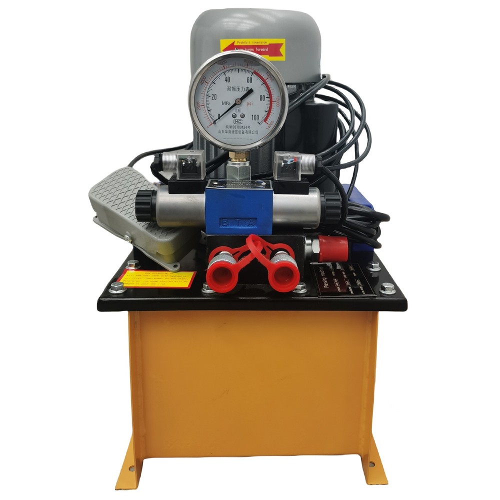 70T Excavator Sleeve Pressing Machine 220V Electromagnetic Foot Switch Pump