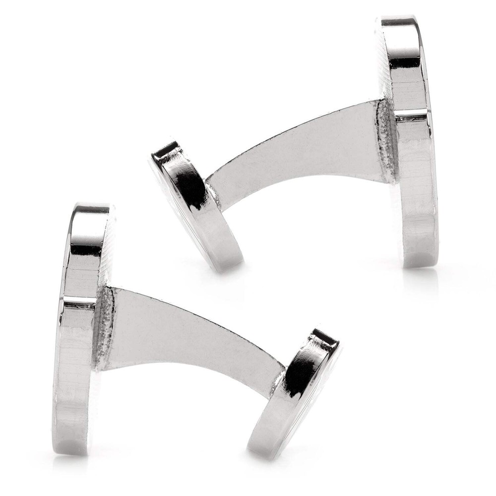 Marvel Nick Fury Silver Cufflinks