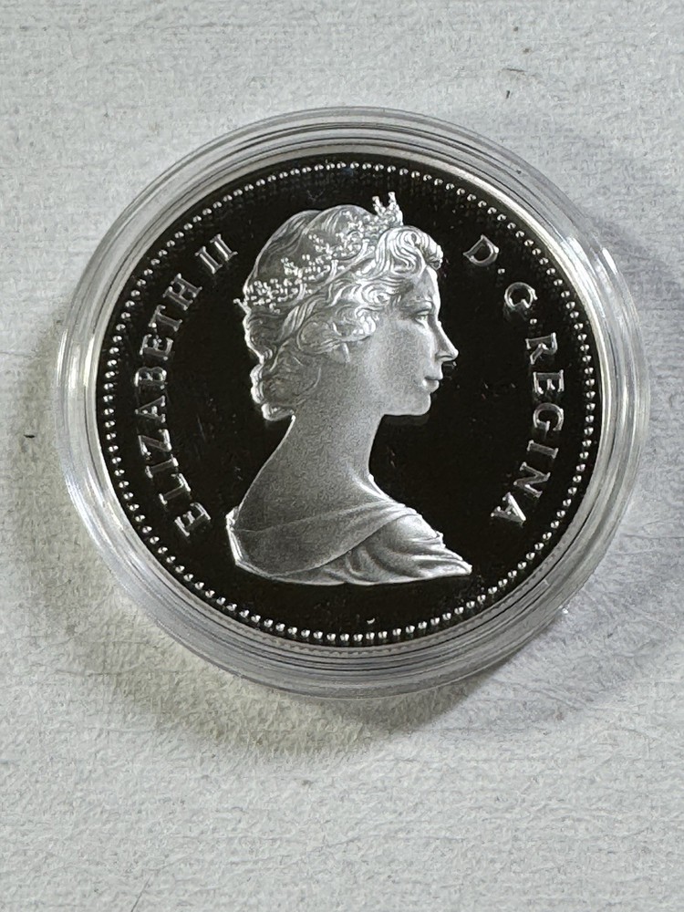 1984 Canada 1 Dollar Silver Proof Coin Toronto