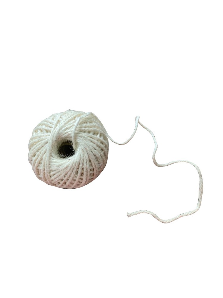 (4 pack) 150' Jute Twine, White,1 Each