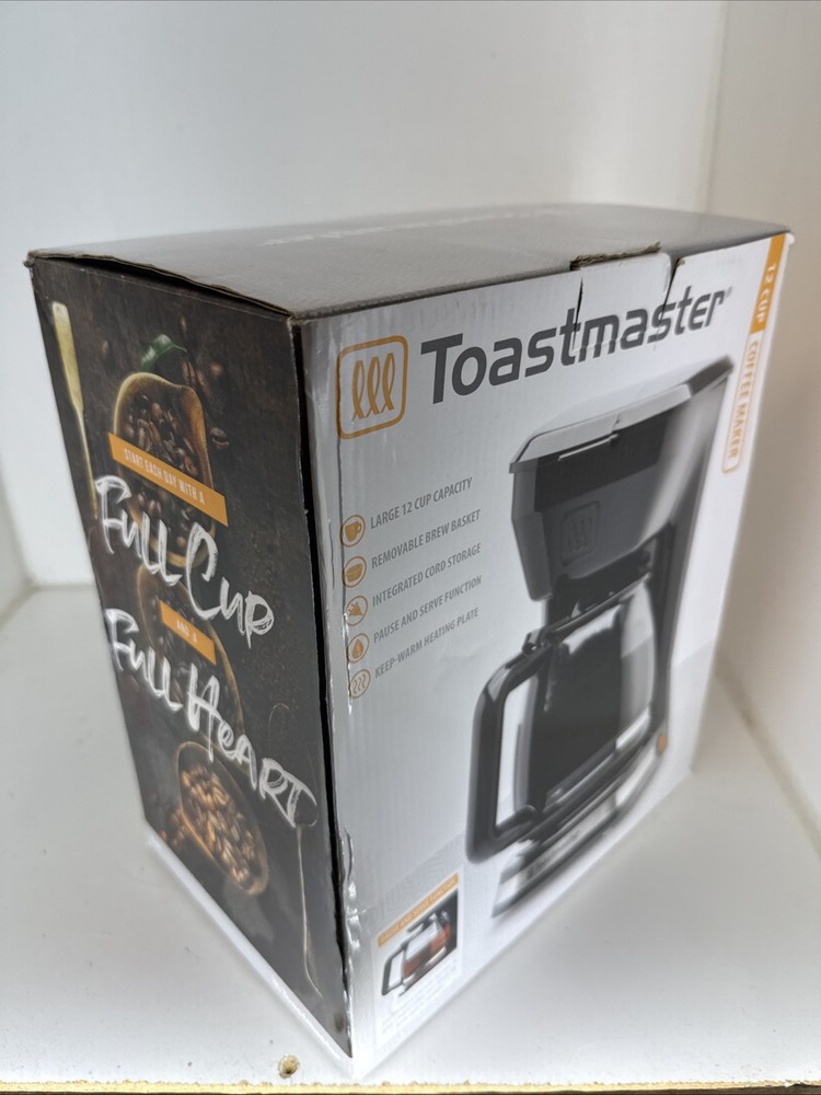 ☕️Toastmaster ⚫️Black 5 Cup Coffee Maker New