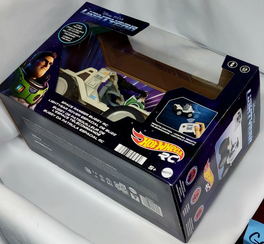 Lightyear Hotwheels R/C Disney Pixar Space Command Remote Control Vehicle