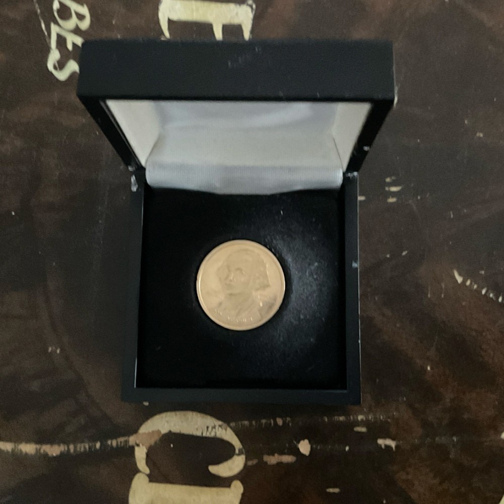 Susan B Anthony $1 Dollar Coin in Display Box