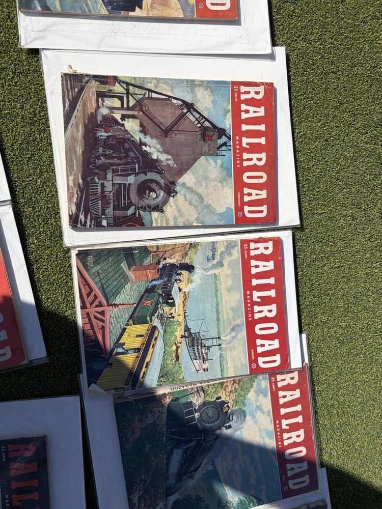 Railroad Magazines 1949 Full Set