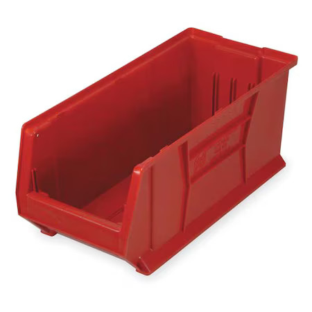 Quantum Storage Systems Qus973rd Storage Bin, Polypropylene/Polyethylene, Red,