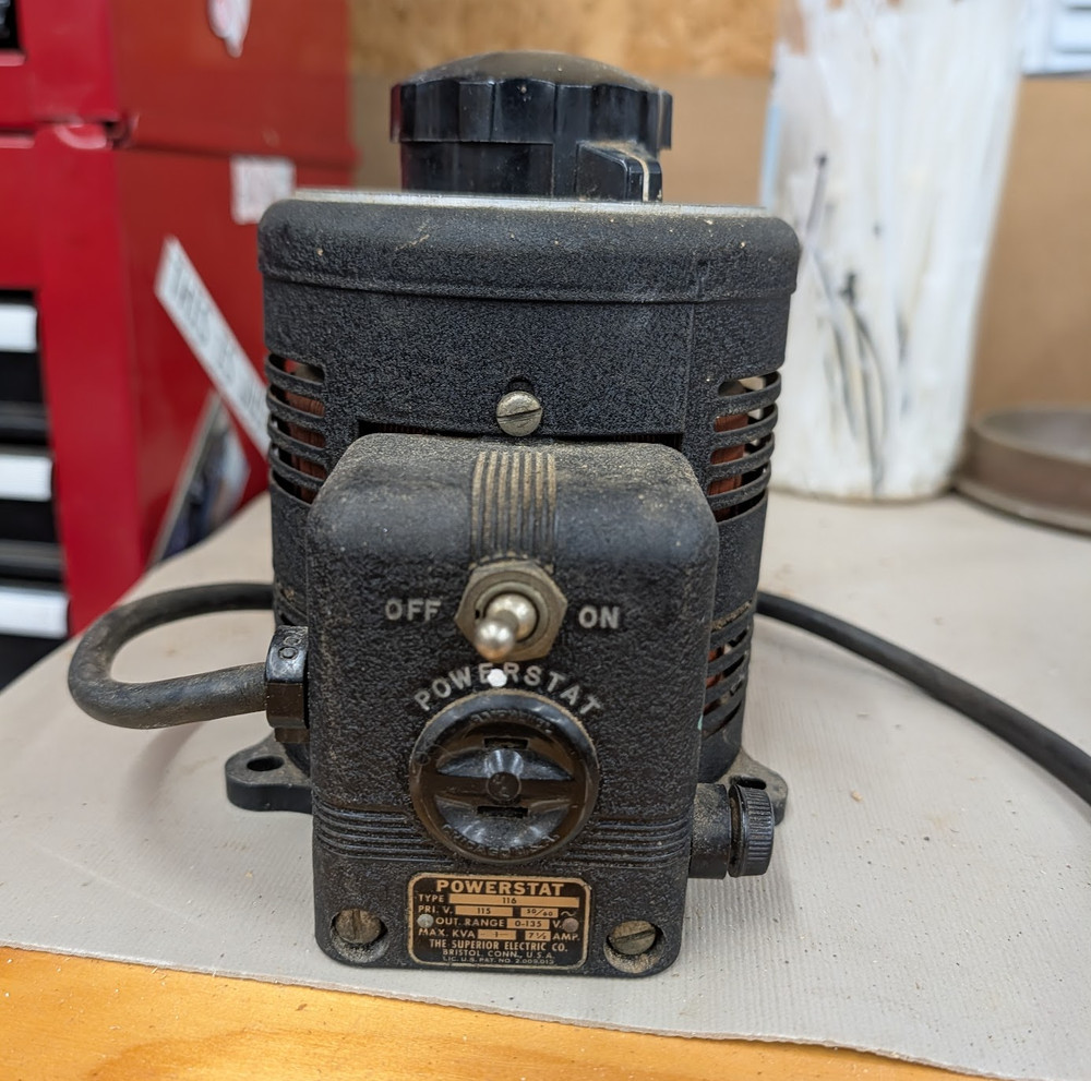 Powerstat 116 Variable Autotransformer 0-135v