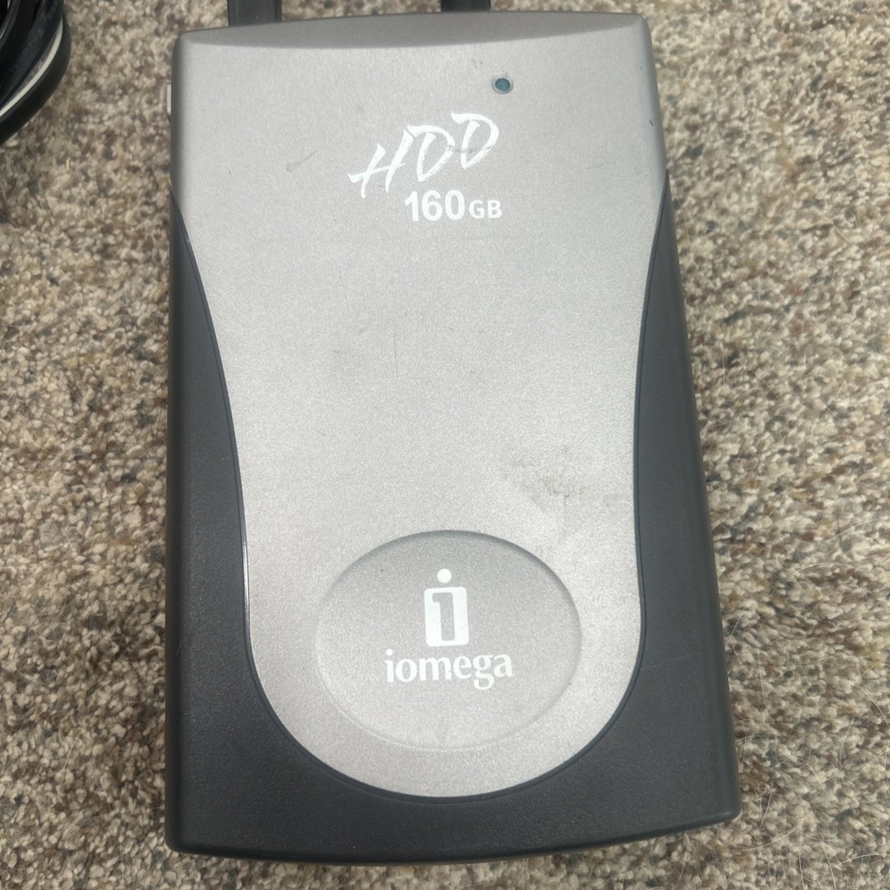 Iomega External Hard Drive 160GB USB 2.0 for PC/Mac