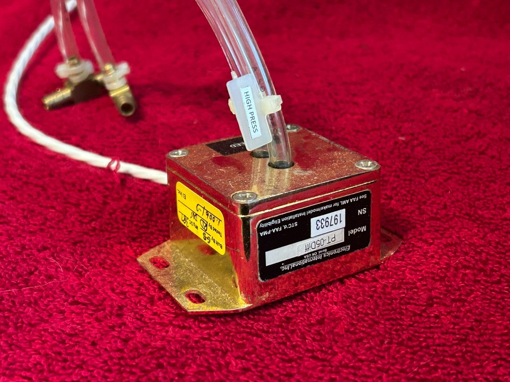 ELECTRONICS INTERNATIONAL PT-05DIFF VACUUM PRESSURE TRANSDUCER