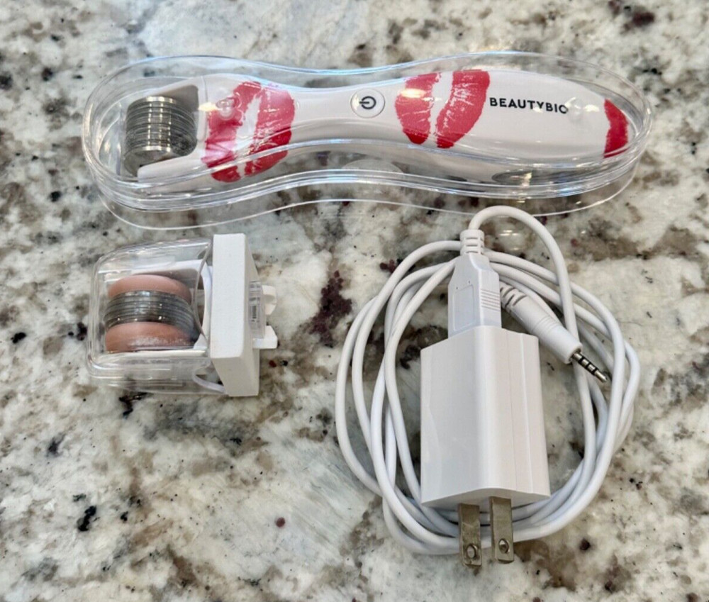 Beautybio Glowpro Microneedling Tool Including Face & Lip MicroTip Attachments
