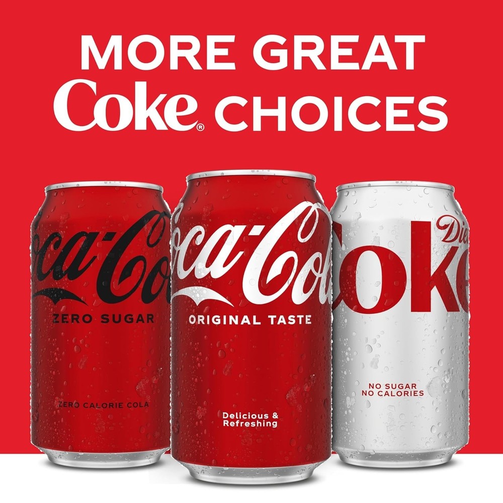Coca-Cola Classic Soft Drink 12 Fl Oz Cans 12 Pack Refreshing Cola