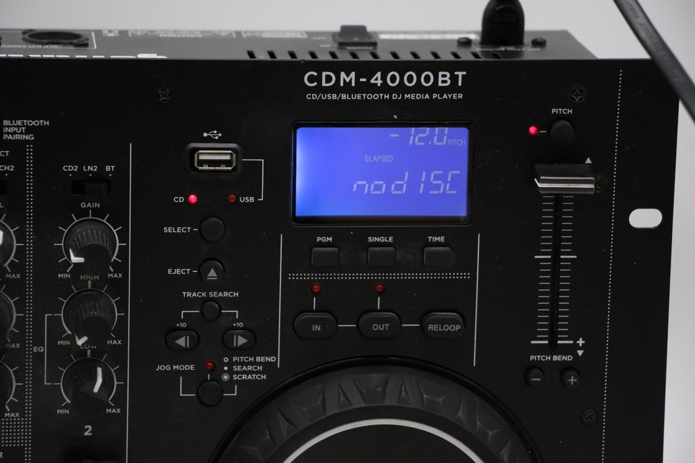 Gemini CDM-4000BT Dual CD/USB Media Player with Bluetooth