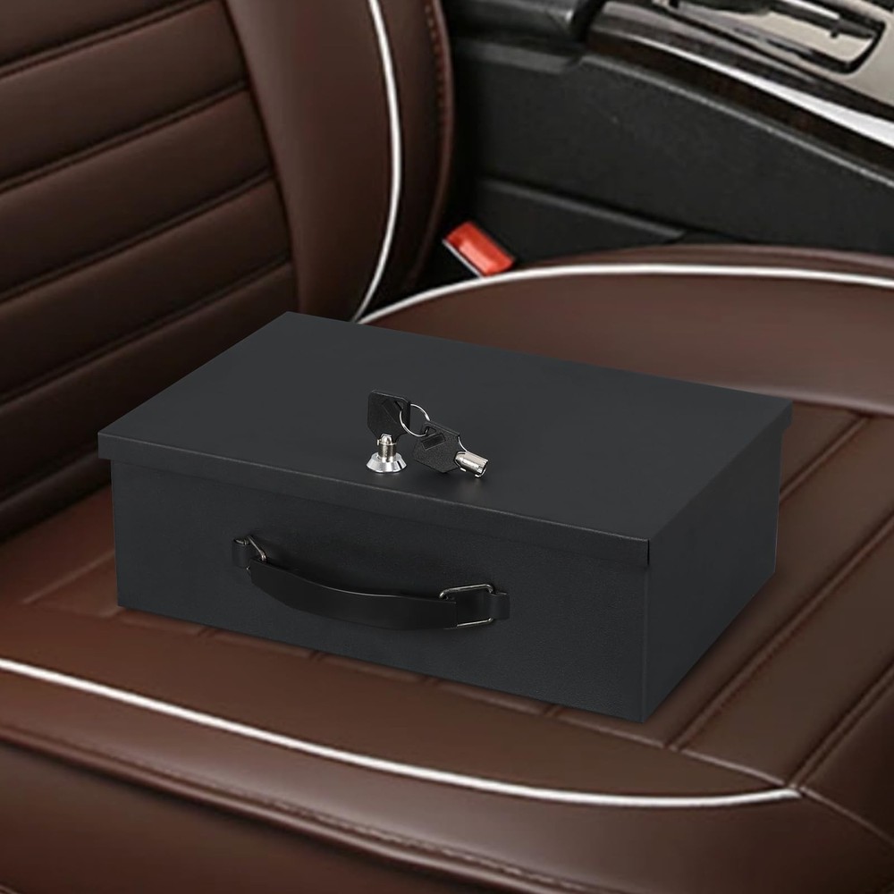 Fire Resistant Safe Fire Safe Box with Key Lock for Home Office Security Stor...