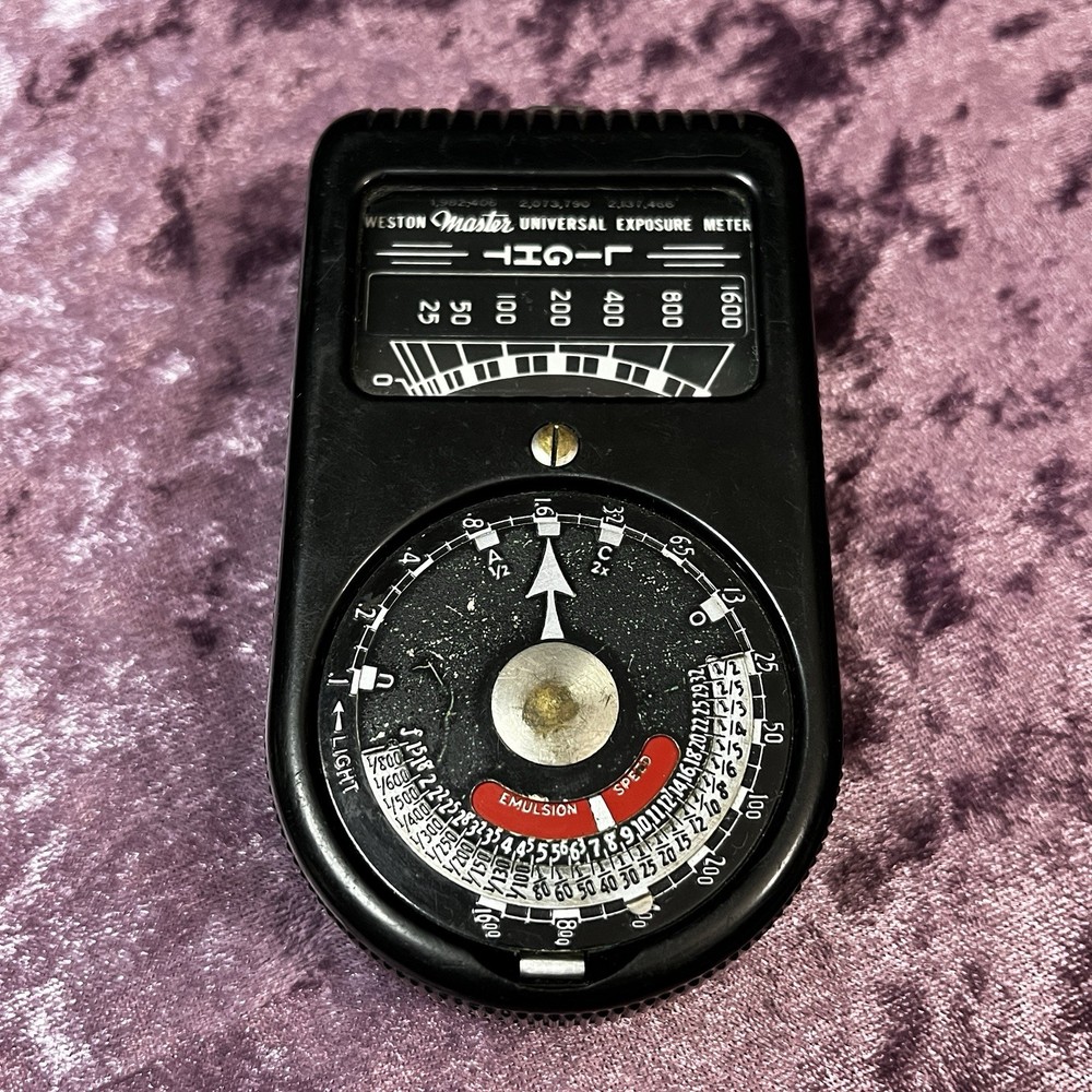VTG Weston Master Universal Exposure Meter Model 715 Analog Light Meter Selenium